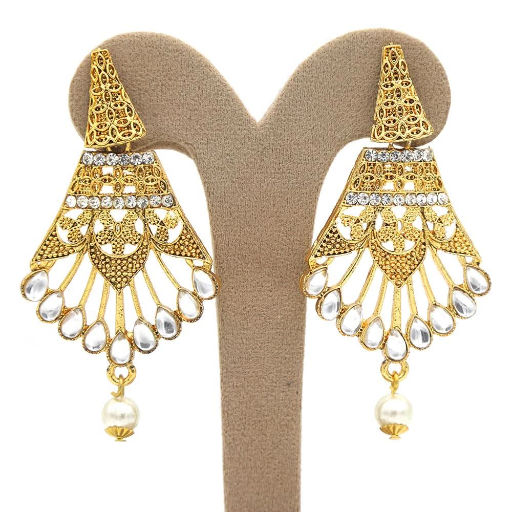 Women's Earring - Golden, Women, Earrings & Tops, Chase Value, Chase Value