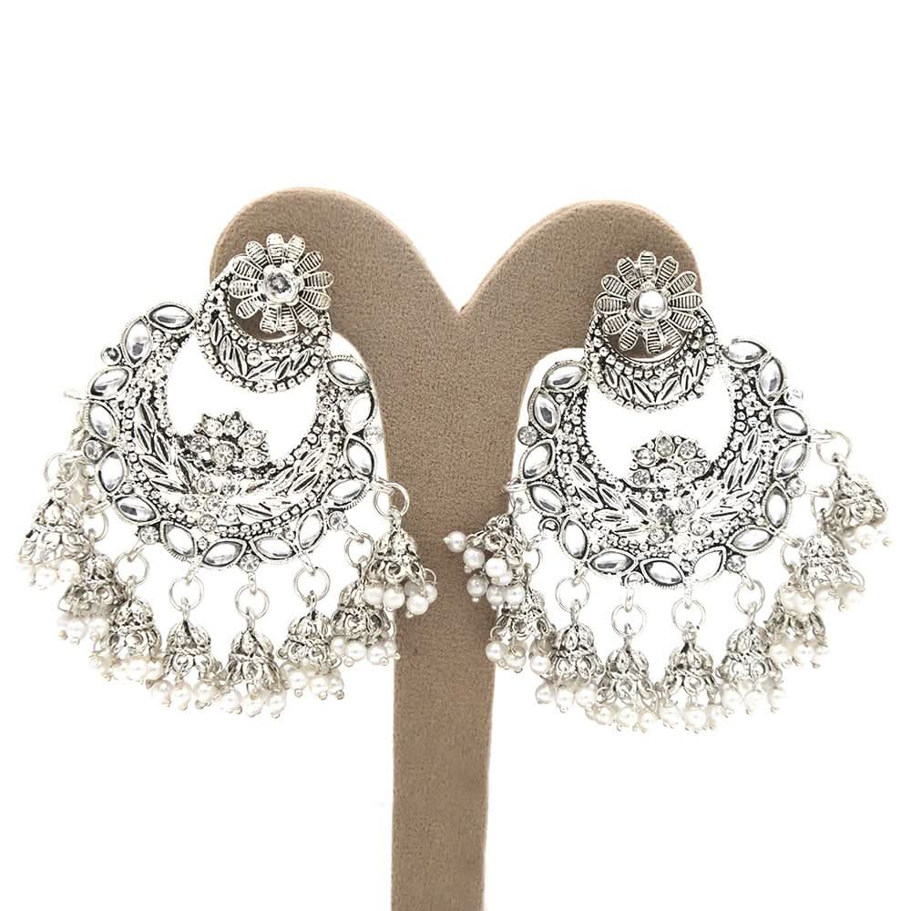 Women's Earring - Silver, Women, Earrings & Tops, Chase Value, Chase Value