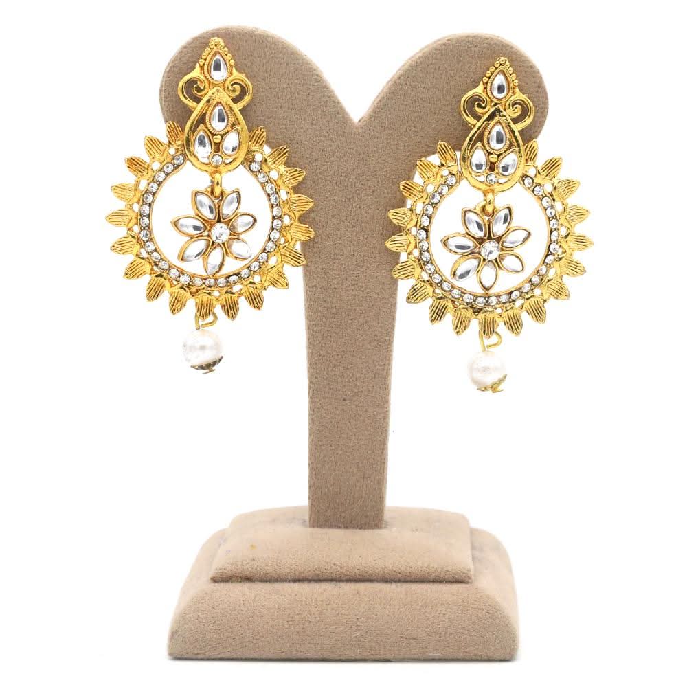 Women's Earring - Golden, Women, Earrings & Tops, Chase Value, Chase Value