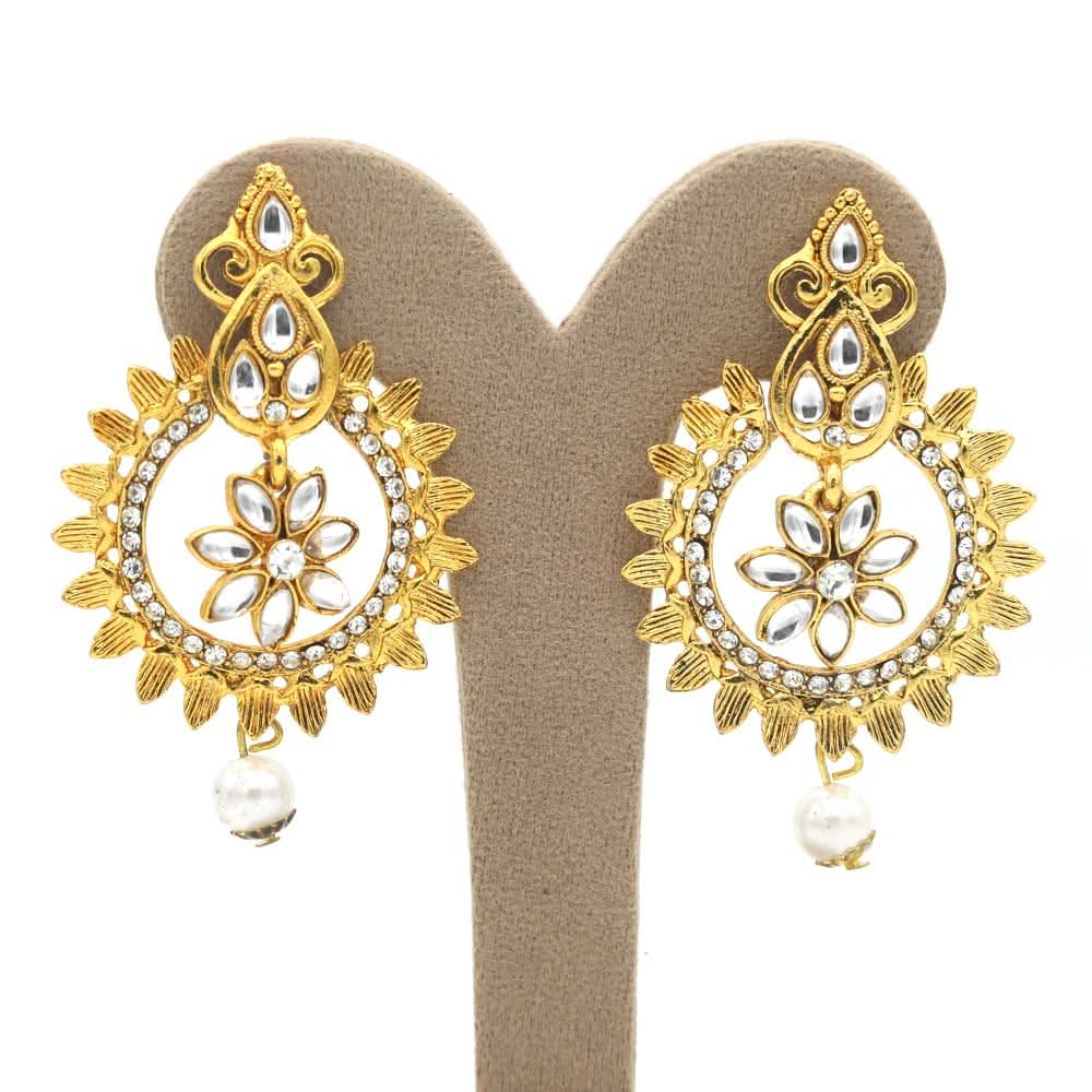 Women's Earring - Golden, Women, Earrings & Tops, Chase Value, Chase Value