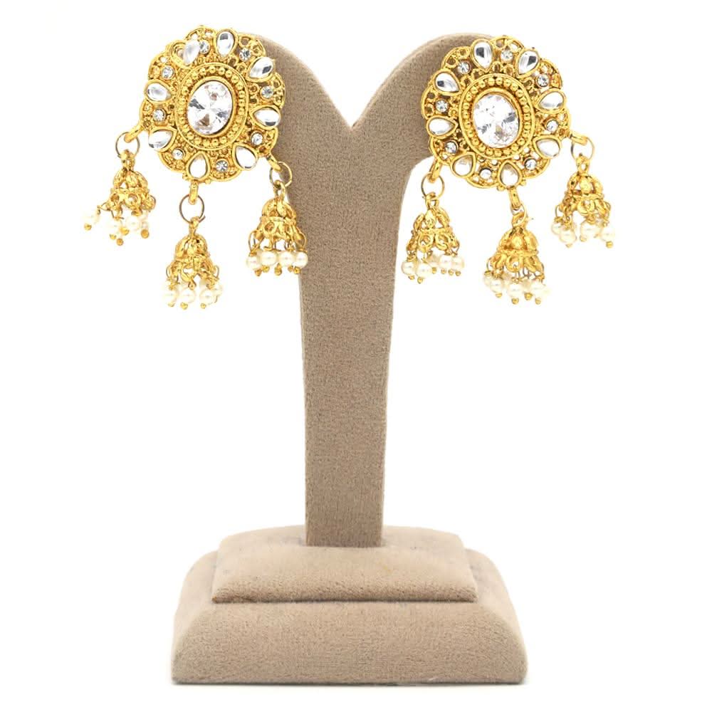 Women's Earring - Golden, Women, Earrings & Tops, Chase Value, Chase Value