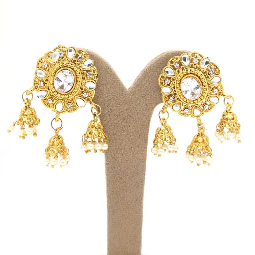 Women's Earring - Golden, Women, Earrings & Tops, Chase Value, Chase Value