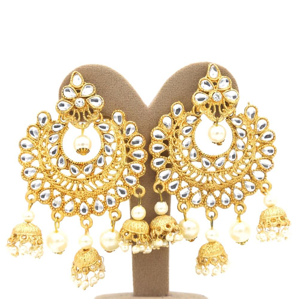 Women's Earring - Golden, Women, Earrings & Tops, Chase Value, Chase Value
