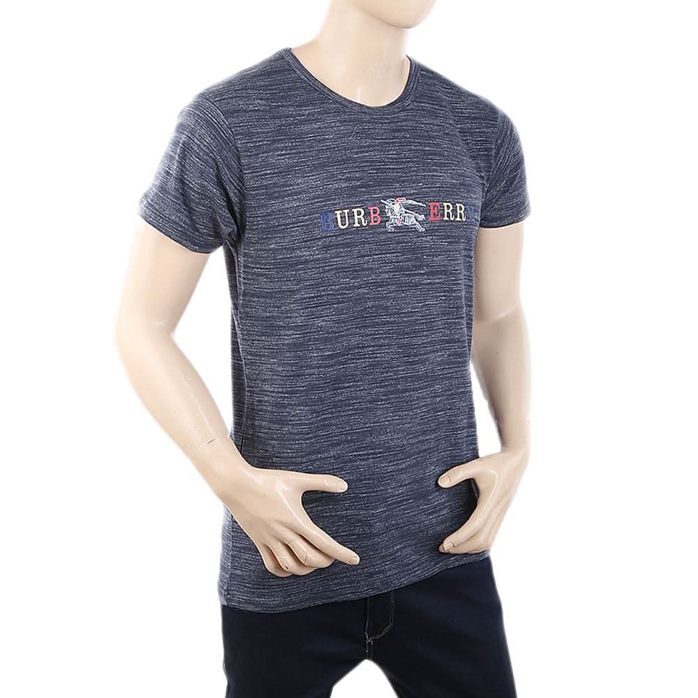 Men's Half Sleeves T-Shirt - Navy Blue, Men, T-Shirts And Polos, Chase Value, Chase Value