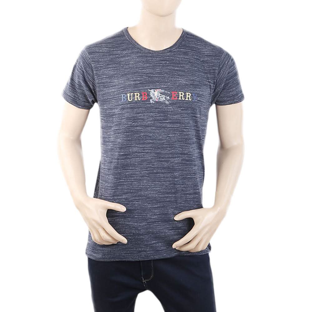 Men's Half Sleeves T-Shirt - Navy Blue, Men, T-Shirts And Polos, Chase Value, Chase Value