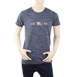 Men's Half Sleeves T-Shirt - Navy Blue, Men, T-Shirts And Polos, Chase Value, Chase Value