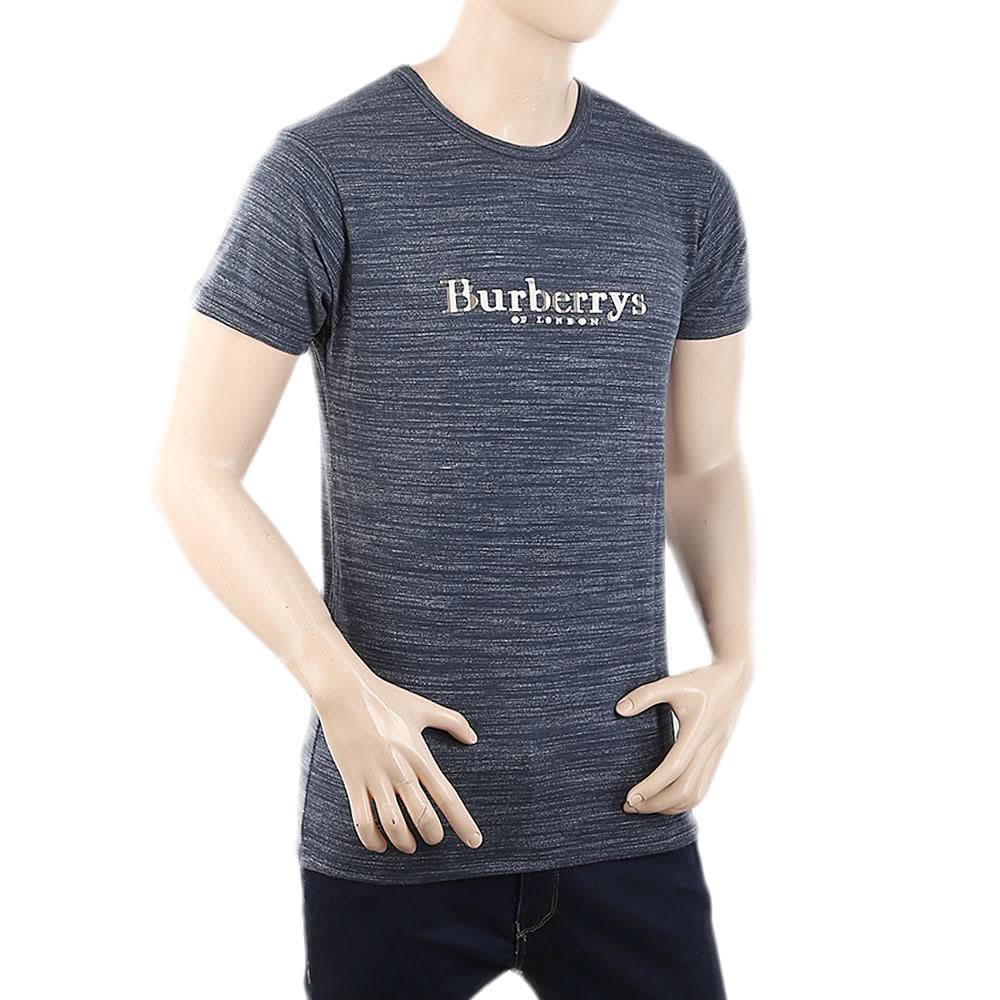 Men's Half Sleeves T-Shirt - Navy Blue, Men, T-Shirts And Polos, Chase Value, Chase Value