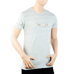Men's Half Sleeves T-Shirt - Cyan, Men, T-Shirts And Polos, Chase Value, Chase Value