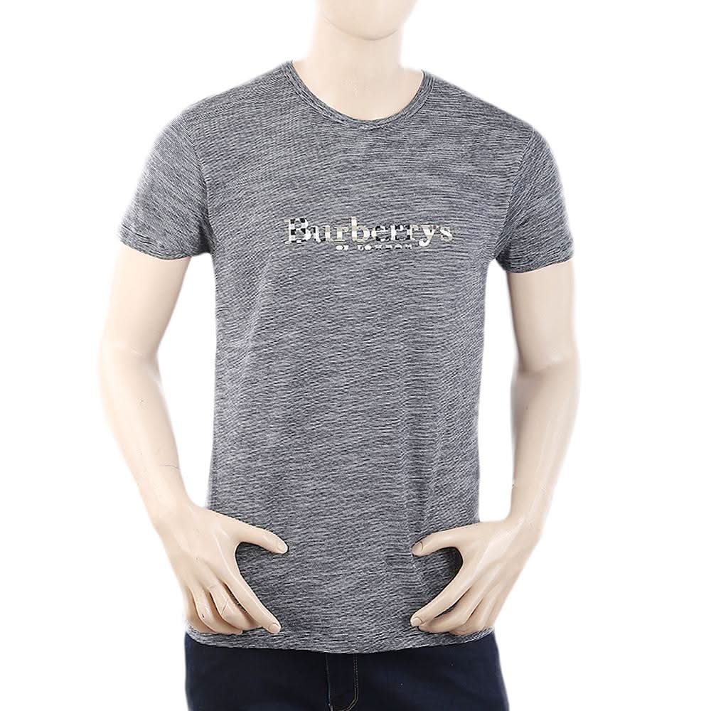 Men's Half Sleeves T-Shirt - Dark Grey, Men, T-Shirts And Polos, Chase Value, Chase Value