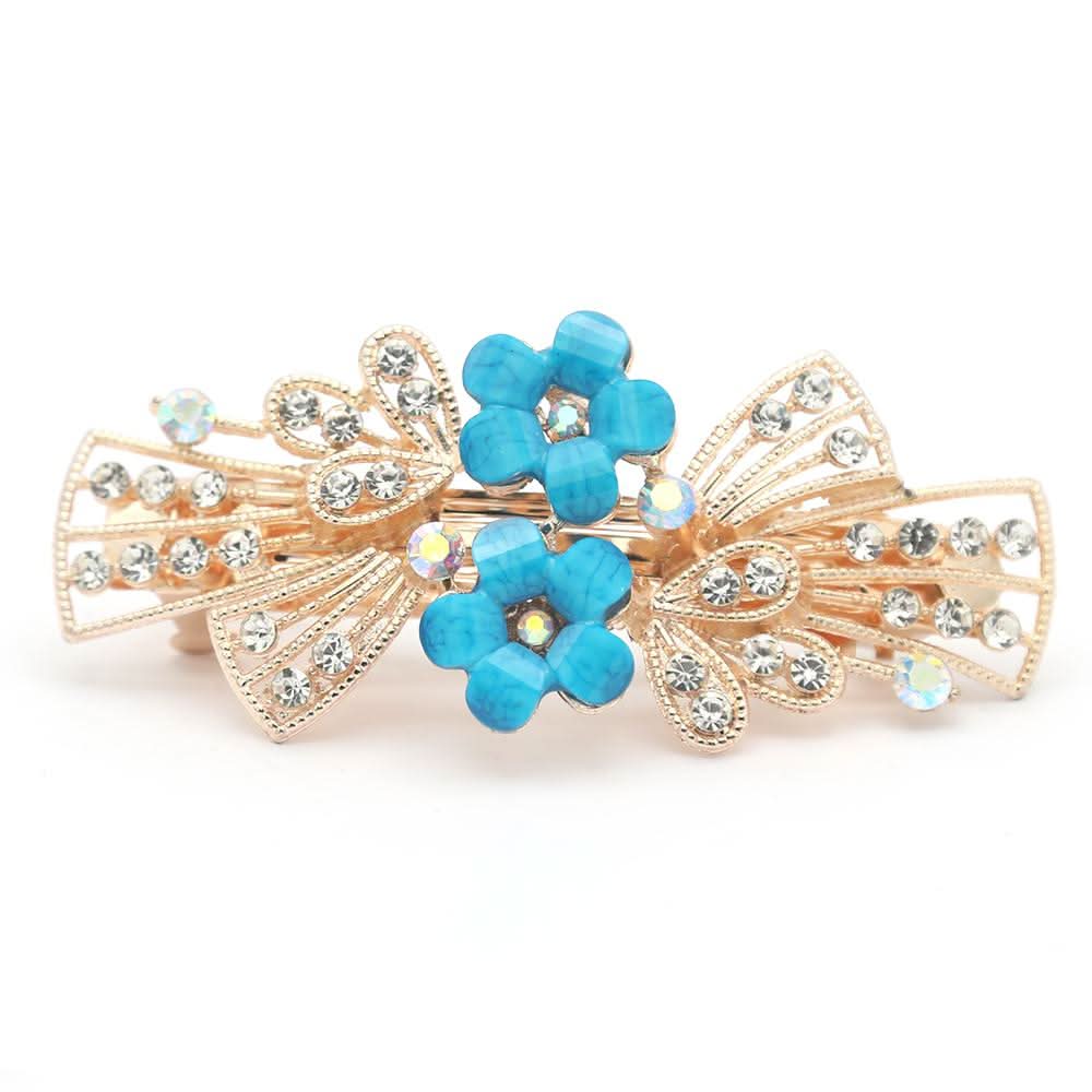 Women's Hair Pins (AY-146) - Blue Golden, Women, Hair And Head Jewellery, Chase Value, Chase Value