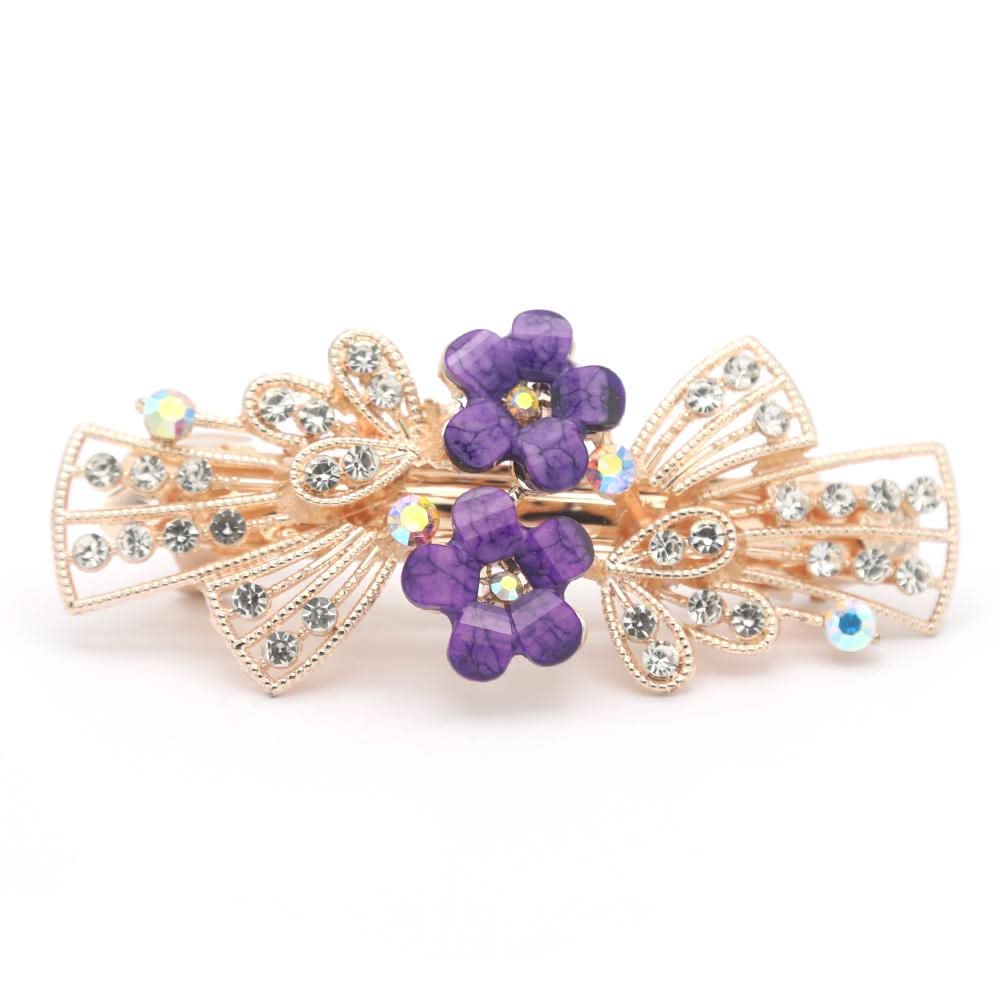 Women's Hair Pins (AY-146) - Purple Golden, Women, Hair And Head Jewellery, Chase Value, Chase Value