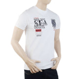 Men's Half Sleeves T-Shirt - White, Men, T-Shirts And Polos, Chase Value, Chase Value