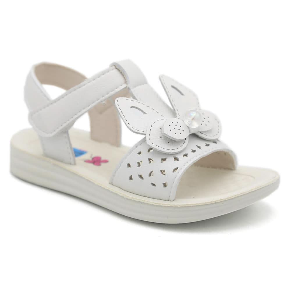Girls Sandal 801 - White, Kids, Girls Sandals, Chase Value, Chase Value
