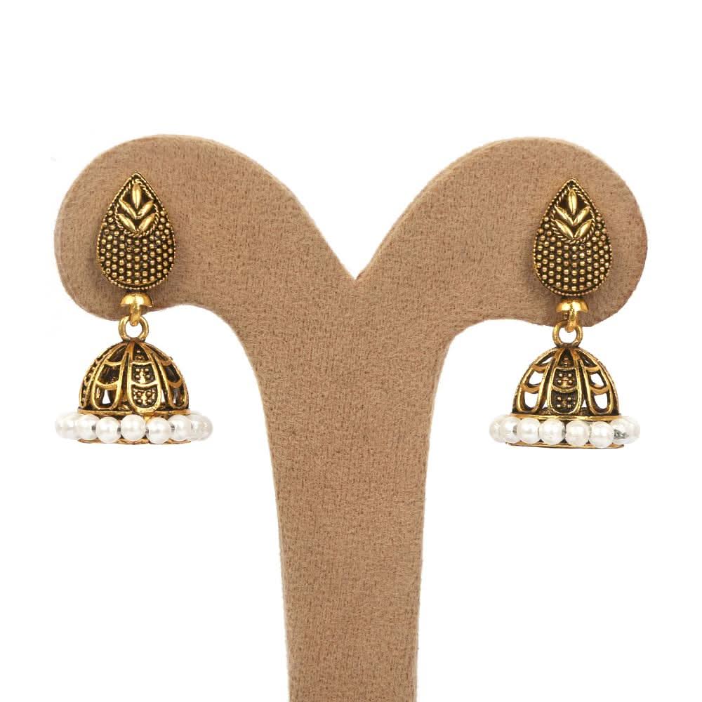 Women's Jhumki Bali - Golden, Women, Earrings & Tops, Chase Value, Chase Value