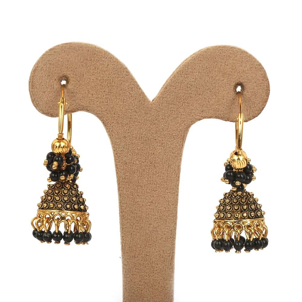 Women's Jhumki - Black, Women, Earrings & Tops, Chase Value, Chase Value