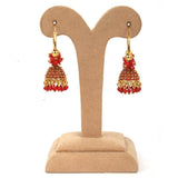 Women's Jhumki - Red, Women, Earrings & Tops, Chase Value, Chase Value