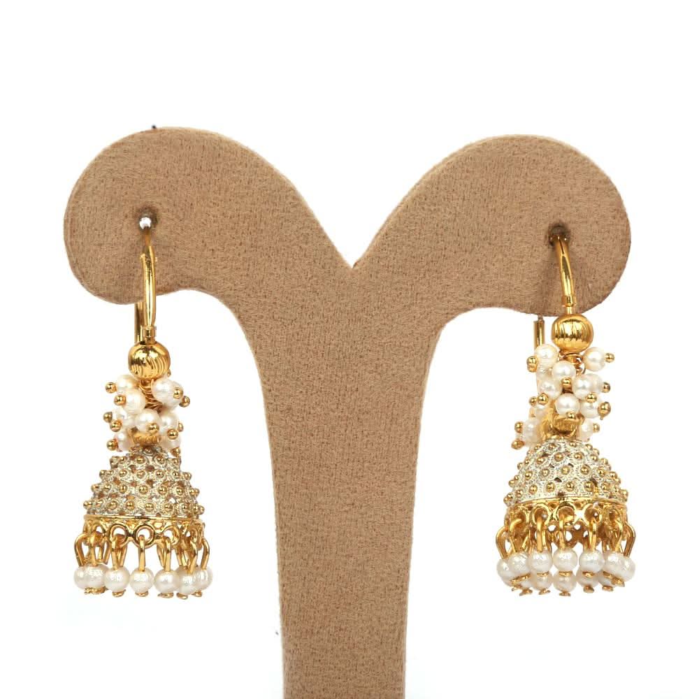 Women's Jhumki - White, Women, Earrings & Tops, Chase Value, Chase Value