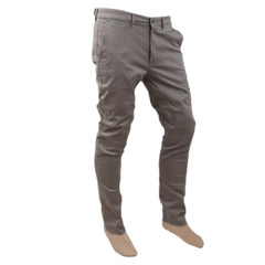 Men's Zara Man Fancy Cotton Chino Pant - Grey, Men, Casual Pants And Jeans, Chase Value, Chase Value