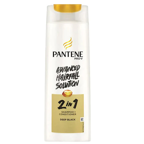 Pantene Shampoo 2in1 360ml - Deep Black, Shampoo & Conditioner, Pantene, Chase Value