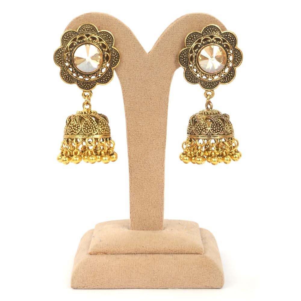 Women's Earring Jhumki - Copper, Women, Earrings & Tops, Chase Value, Chase Value
