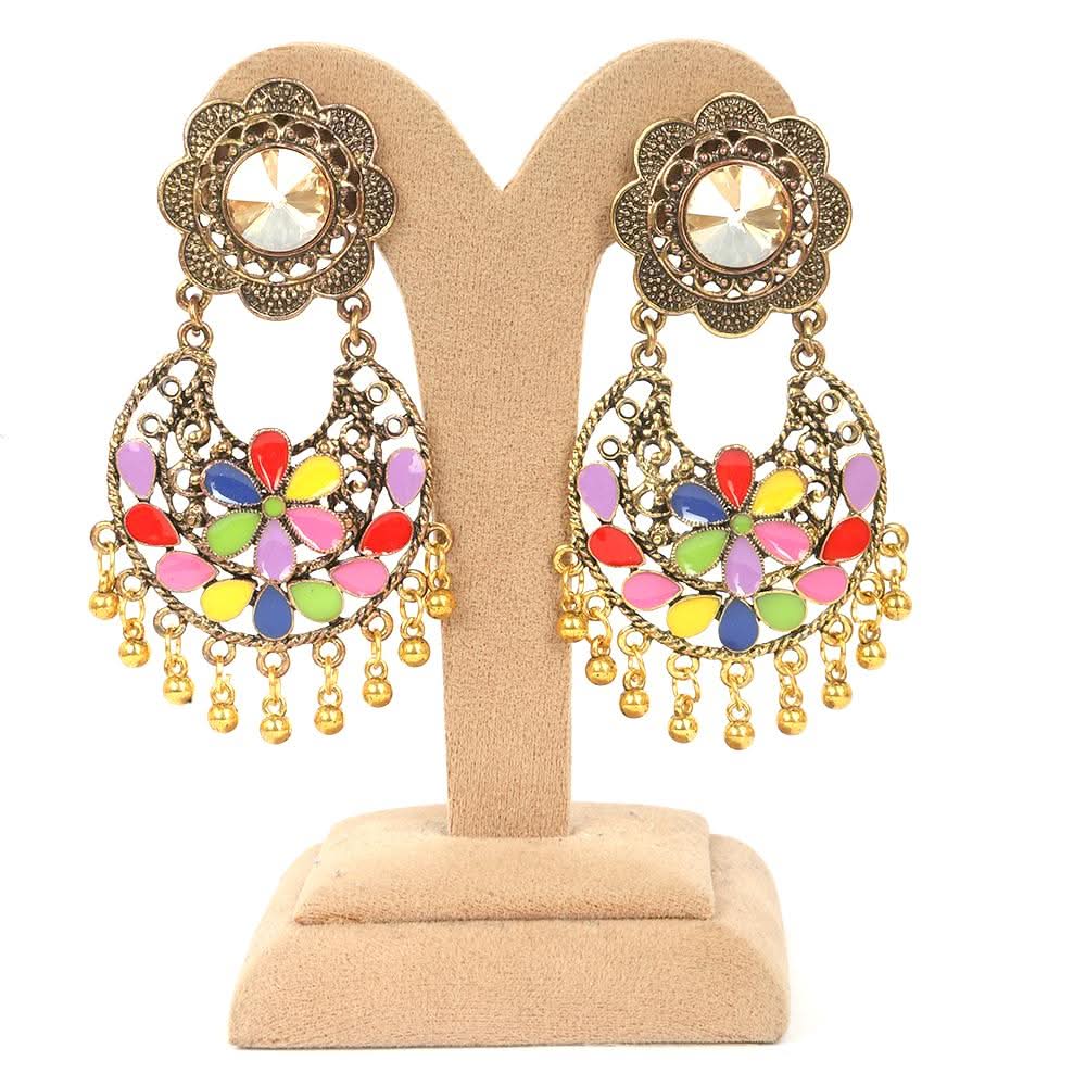 Women's Earring Jhumki - Multi, Women, Earrings & Tops, Chase Value, Chase Value