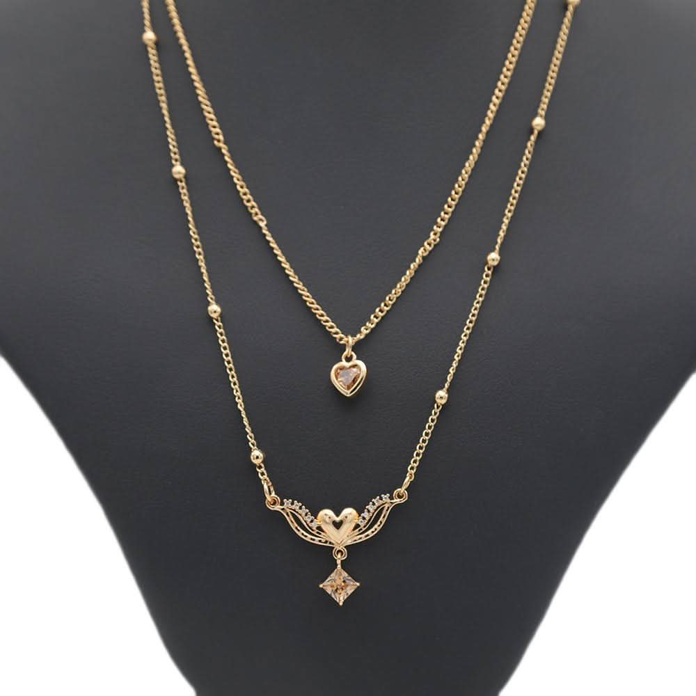 Women's Double Chain Locket - Copper, Women, Chains & Lockets, Chase Value, Chase Value