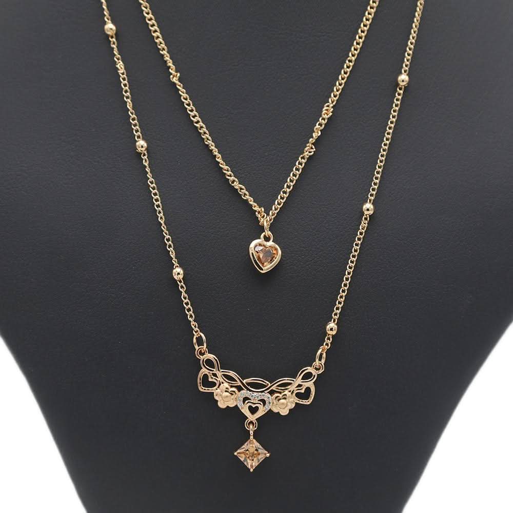 Women's Double Chain Locket - Copper, Women, Chains & Lockets, Chase Value, Chase Value
