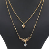 Women's Double Chain Locket - Golden, Women, Chains & Lockets, Chase Value, Chase Value