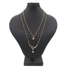 Women's Double Chain Locket - Golden, Women, Chains & Lockets, Chase Value, Chase Value