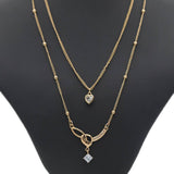 Women's Double Chain Locket - Golden, Women, Chains & Lockets, Chase Value, Chase Value