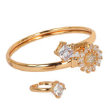 Women's Bracelet and Ring - Golden, Women, Bangles & Bracelets, Chase Value, Chase Value