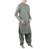 Men's Mashriq Slim Fit Kurta Shalwar - Green, Men, Shalwar Kameez, Chase Value, Chase Value