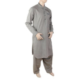 Men's Mashriq Slim Fit Kurta Shalwar - Grey, Men, Shalwar Kameez, Chase Value, Chase Value
