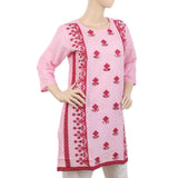Women's Embroidered Kurti - Pink, Women, Ready Kurtis, Chase Value, Chase Value
