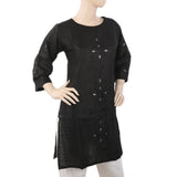 Women's Embroidered Kurti - Black, Women, Ready Kurtis, Chase Value, Chase Value