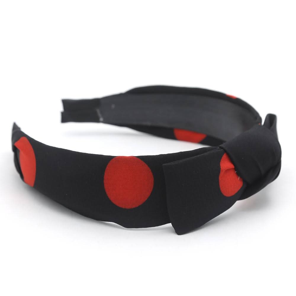 Girls Hair Band (Ay-211) - Black Red, Kids, Hair Accessories, Chase Value, Chase Value