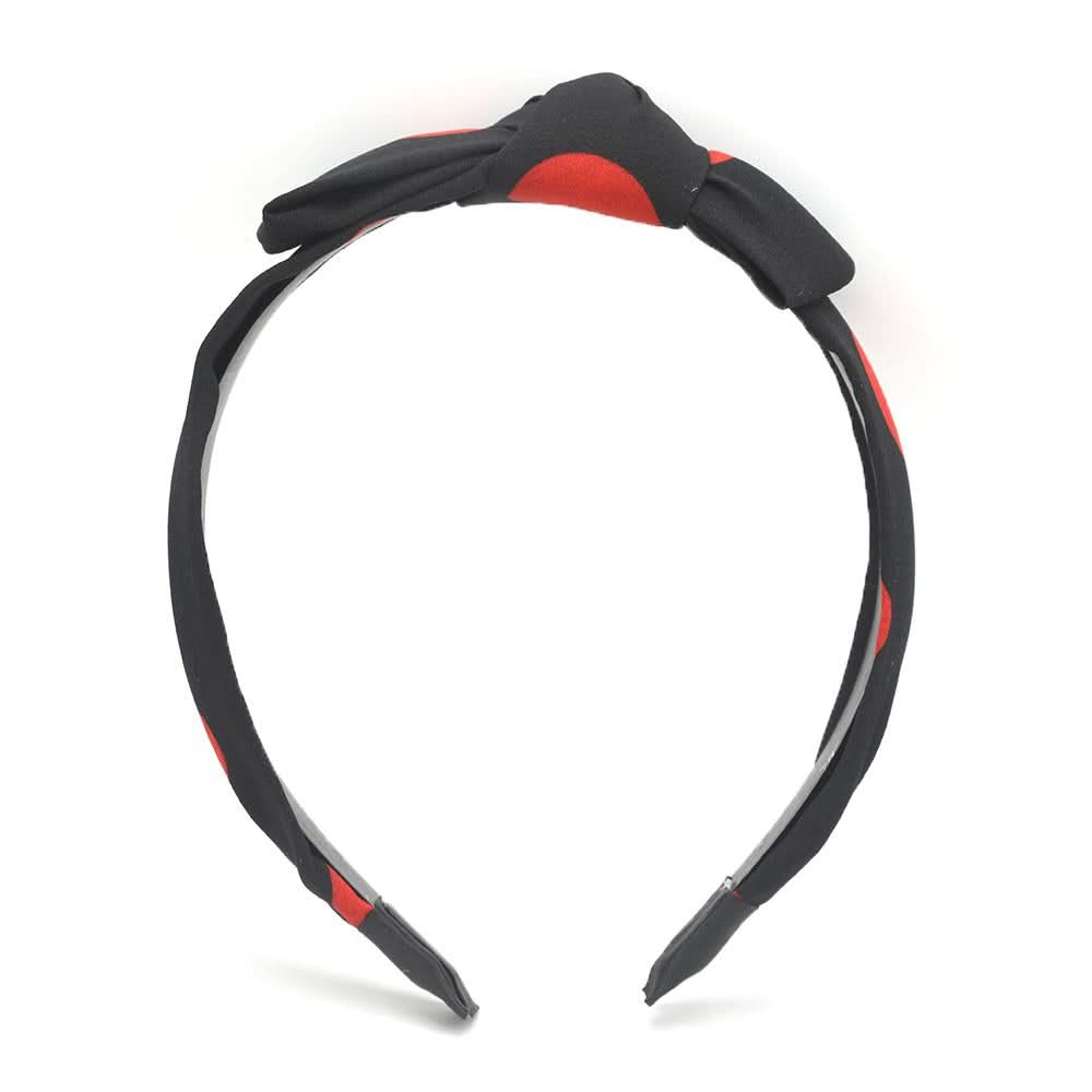 Girls Hair Band (Ay-211) - Black Red, Kids, Hair Accessories, Chase Value, Chase Value