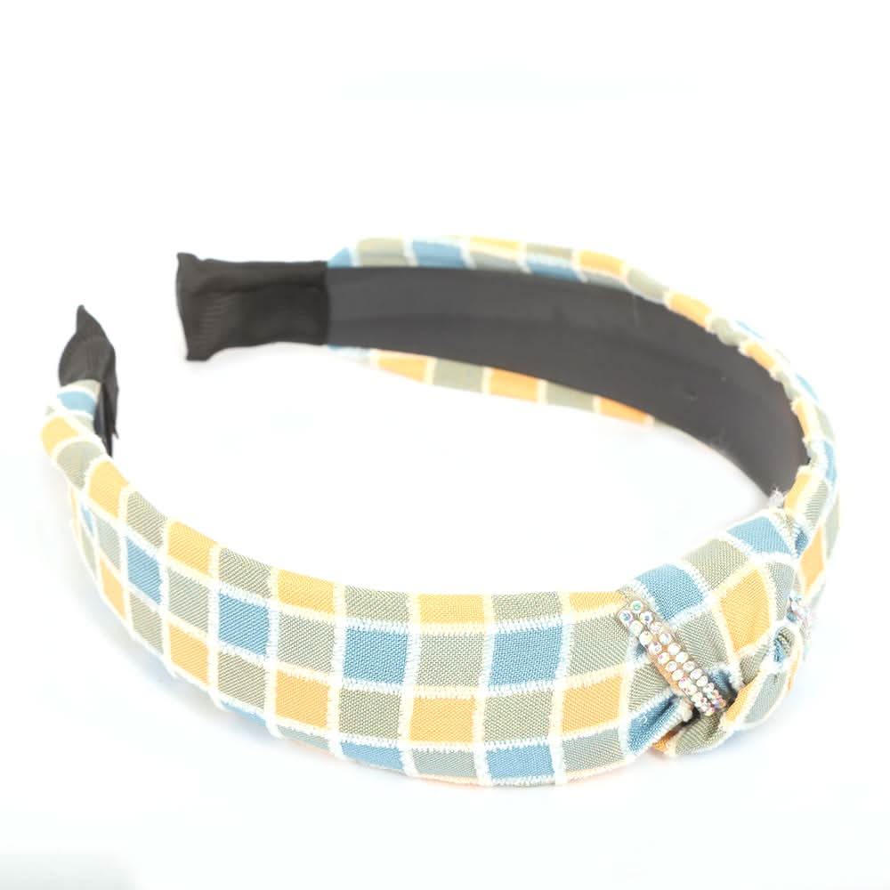 Girls Hair Band (Ay-211) - Yellow Blue, Kids, Hair Accessories, Chase Value, Chase Value