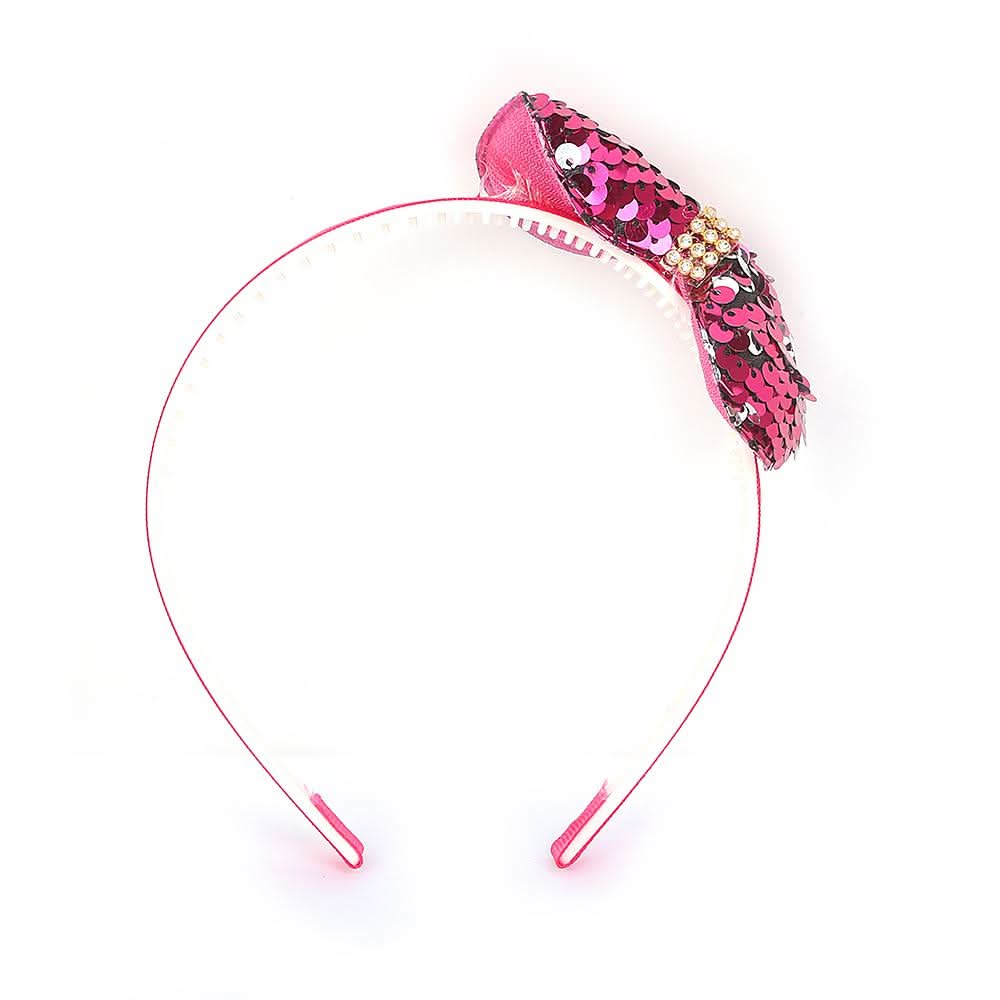 Girls Hair Band (Ay-211) - Dark Pink, Kids, Hair Accessories, Chase Value, Chase Value