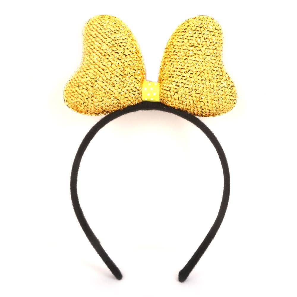 Girls Hair Band (Ay-211) - Yellow-A, Kids, Hair Accessories, Chase Value, Chase Value
