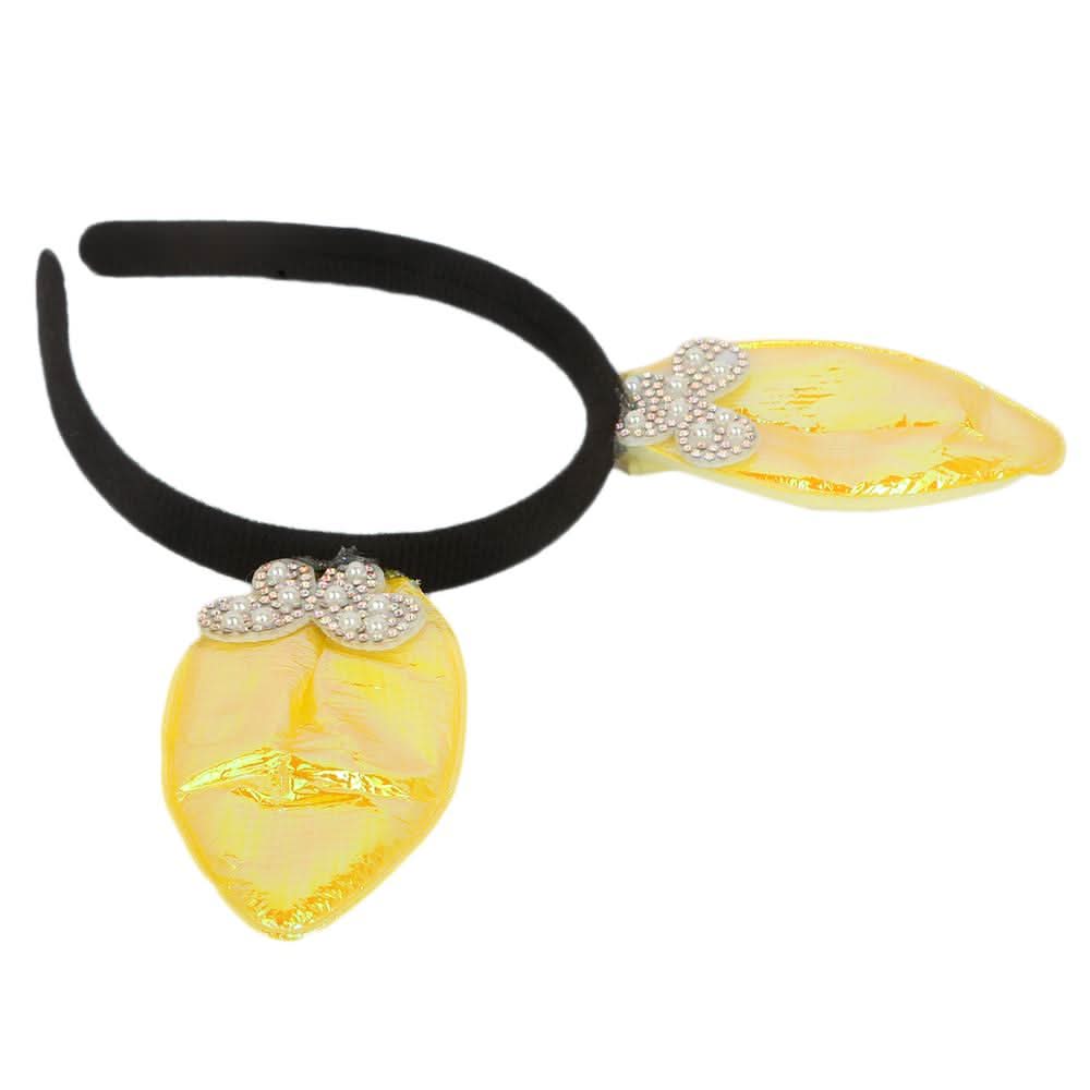 Girls Hair Band (Ay-211) - Yellow, Kids, Hair Accessories, Chase Value, Chase Value