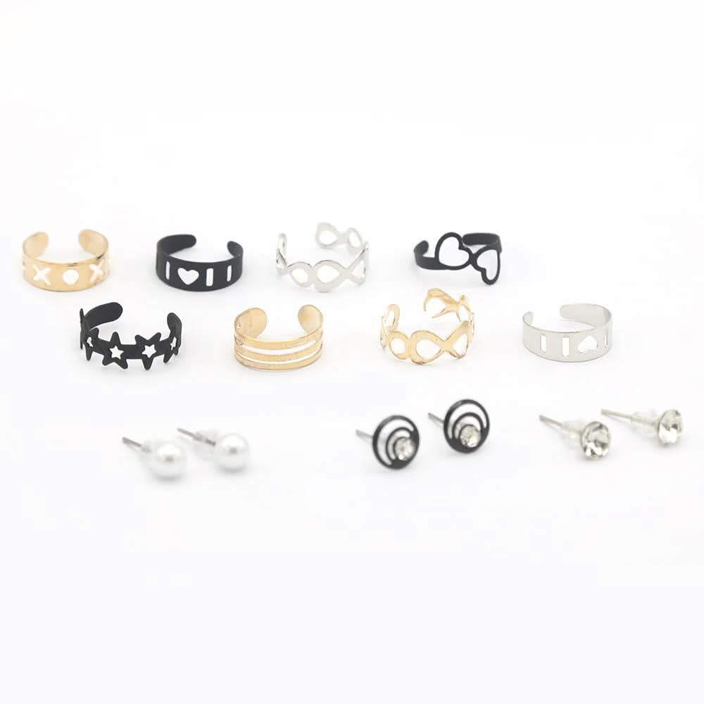 Women's Tops & Ring (Ay-86) - Multi, Women, Earrings & Tops, Chase Value, Chase Value