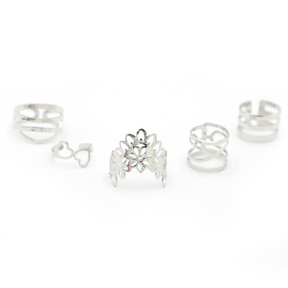 Women's Rings Sets (Ay-86) - Silver, Women, Finger Rings, Chase Value, Chase Value