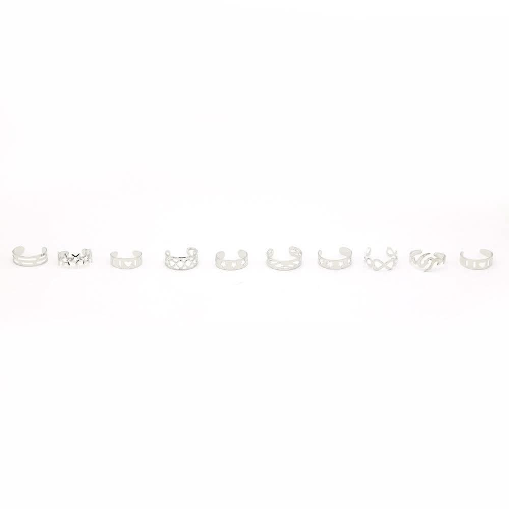 Women's Rings Sets (Ay-86) - Silver, Women, Finger Rings, Chase Value, Chase Value