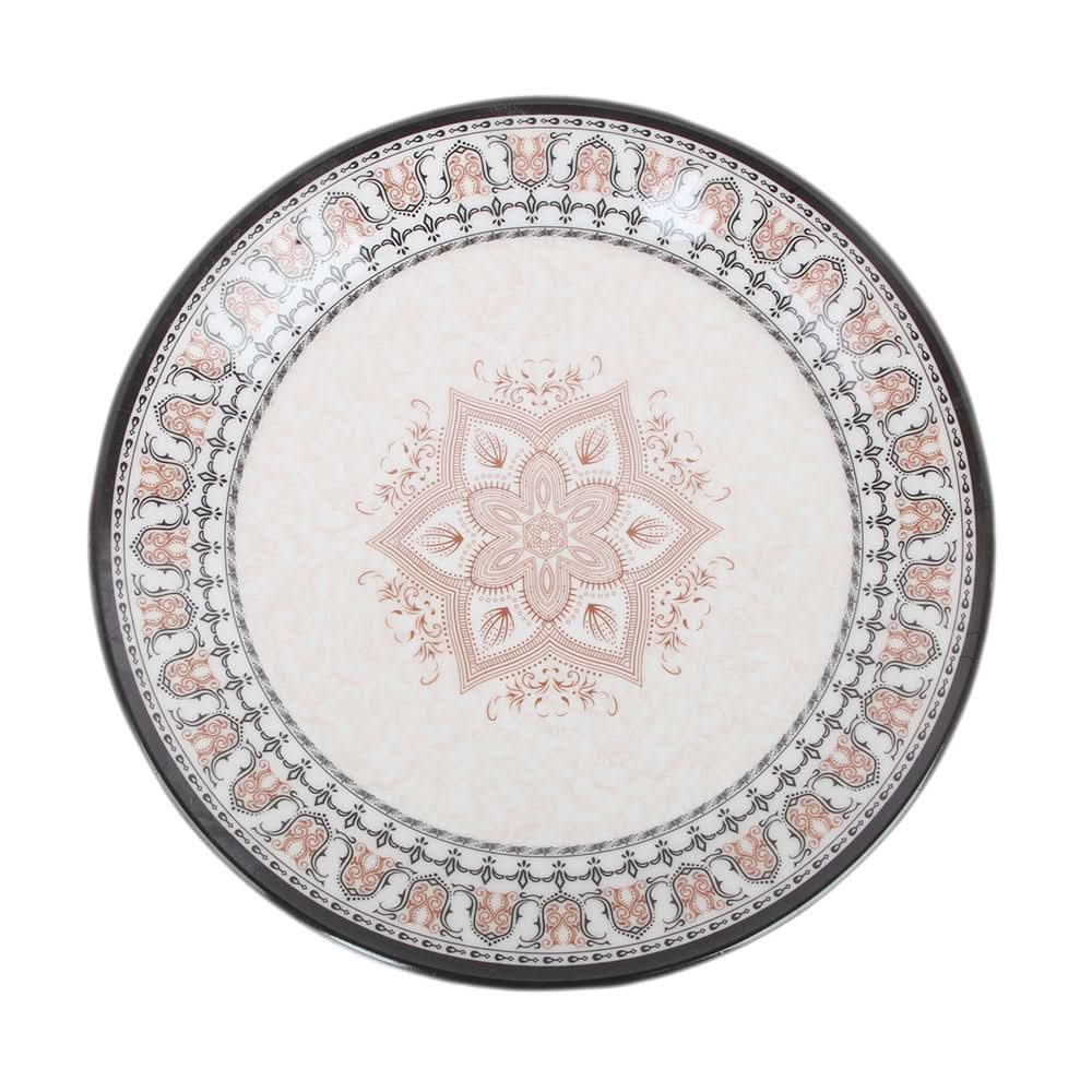 Melamine M-04 Flat Plate 7” - Black, Home & Lifestyle, Serving And Dining, Chase Value, Chase Value