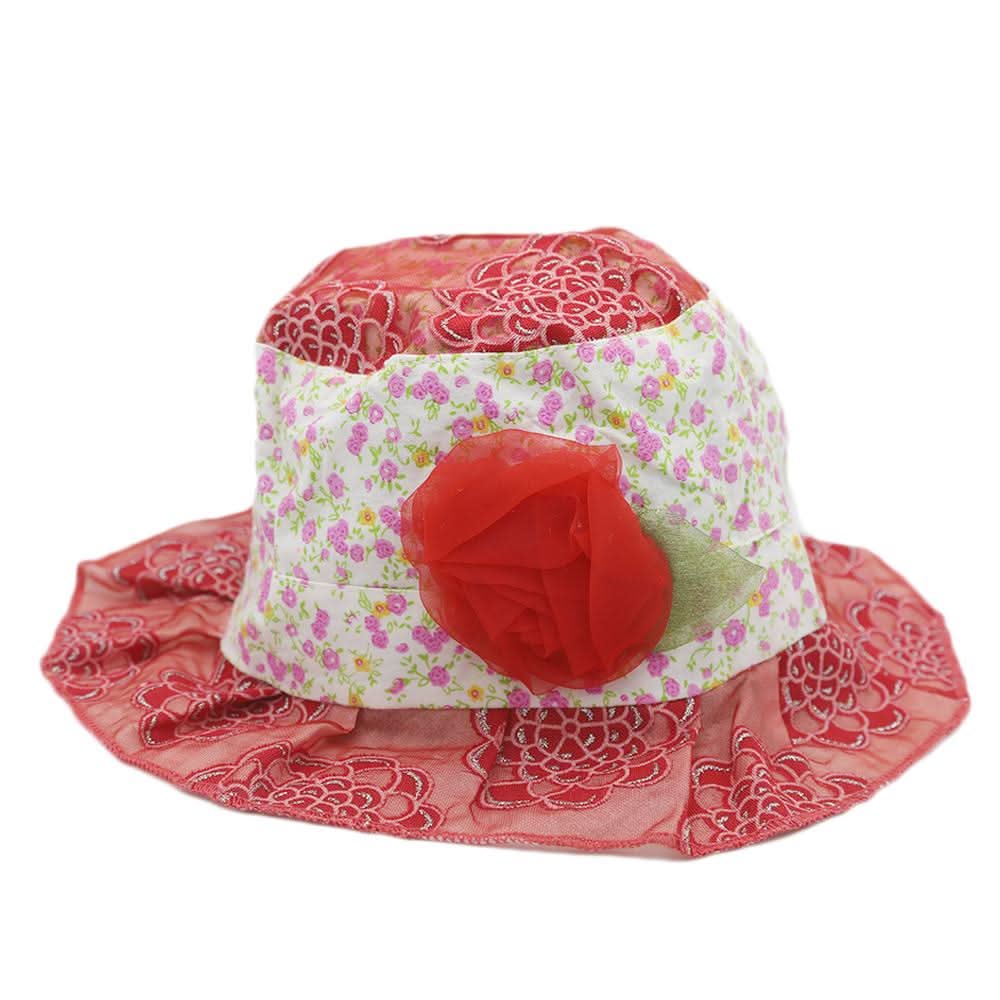 Girls Floppy Cap - Red, Kids, Girls Caps And Hats, Chase Value, Chase Value