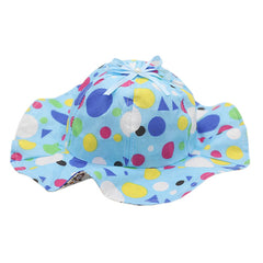 Girls Floppy Cap - Blue, Kids, Girls Caps And Hats, Chase Value, Chase Value