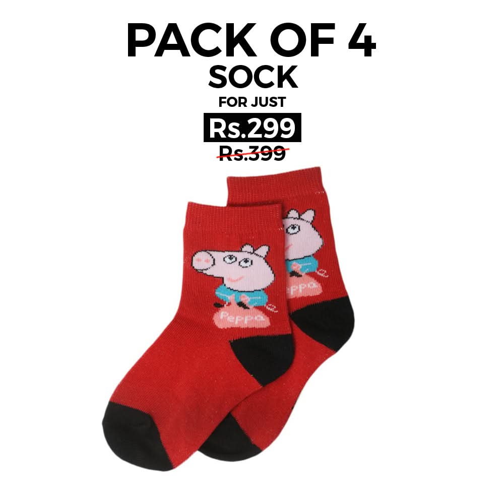 Boys Socks RS1051 - Red, Kids, Boys Socks, Chase Value, Chase Value