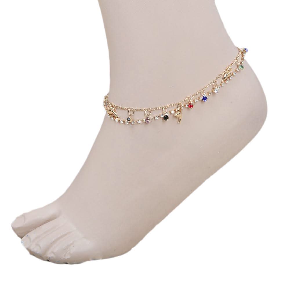 Women's Anklet (AY-143) - Golden, Women, Foot Jewellery, Chase Value, Chase Value