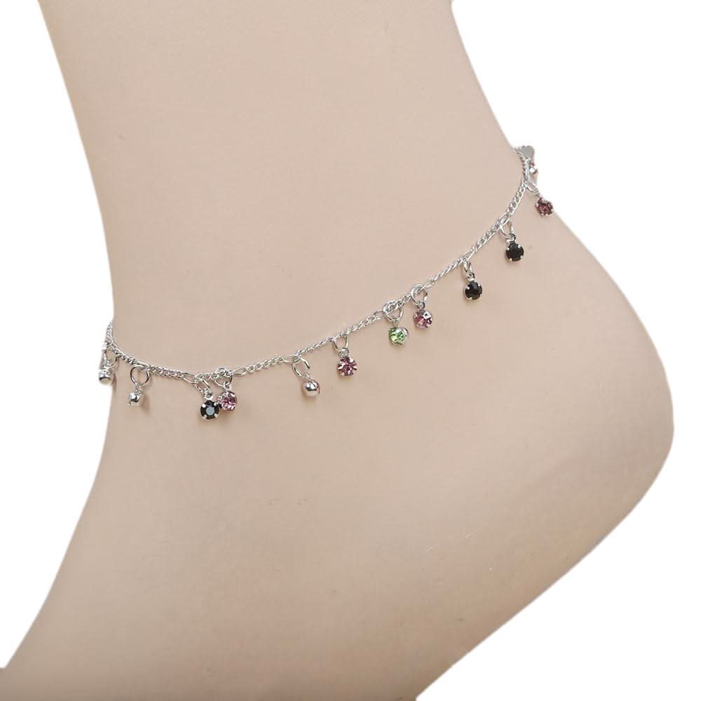 Women's Anklet (AY-143) - Silver, Women, Foot Jewellery, Chase Value, Chase Value